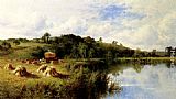 The Thames At Streatley, Oxfordshire by Henry Hillier Parker